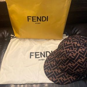 AUTHENTIC GENTLY USED IN PERFECT CONDITION FENDI SNAP BACK HAT